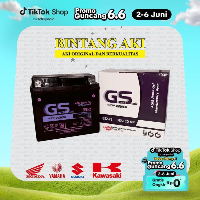 NEW Aki NMAX Old NMAX New GTZ7S Accu Kering Motor Motorcycle