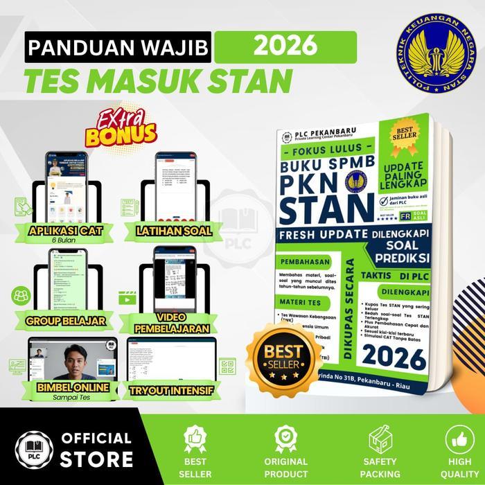 PLC - Buku STAN 2026 Buku Spmb Pkn Stan Politeknik Keuangan Negara STAN 2026 Buku Sekdin STAN