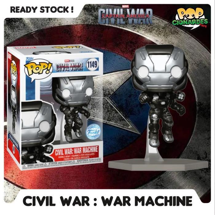 FUNKO POP MARVEL - CAPTAIN AMERICA - CIVIL WAR : WAR MACHINE #1149
