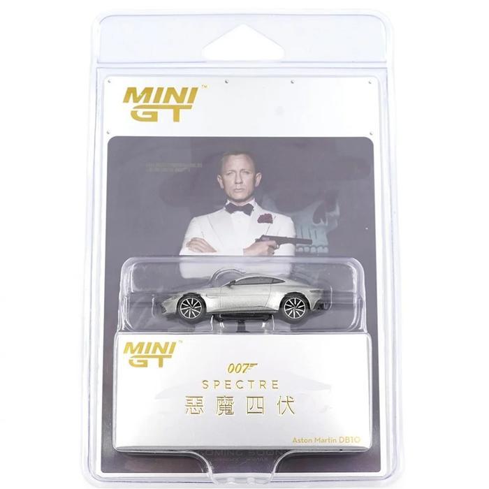 Ready MGT00910-007TC MiniGT 1/64 Aston Martin DB10 007 Series Spectre Traditional Chinese Blister