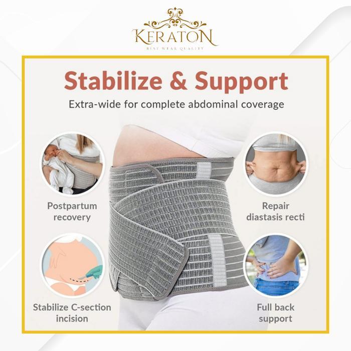 Sorella - Korset Nano Bamboo Korset Pasca Melahirkan