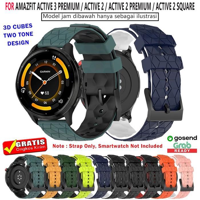 STRAP TALI JAM FOR AMAZFIT ACTIVE 3 PREMIUM - ACTIVE 2 - ACTIVE 2 PREMIUM - ACTIVE 2 SQUARE - MODEL