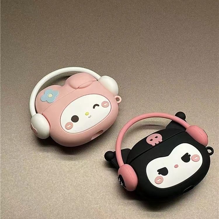 3D Cute Kurumi Earphone Case For Samsung Galaxy buds3 buds3pro buds3fe Wireless Bluetooth Headset