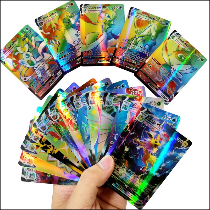 Deutsch Pokemon Cards in German Vstar Vmax GX Limited Shiny Rainbow Arceus Pikachu Charizard