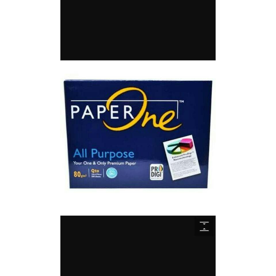 TERBARU kertas quarto 80 gram paper one