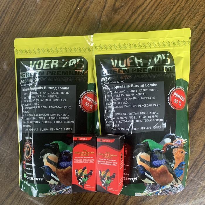BUNDLING 705SE FREE Paket Bundling 2 Pcs 705SE dengan 2 Voer 705 Green 705SE FREE 2 VOER 705 GREEN