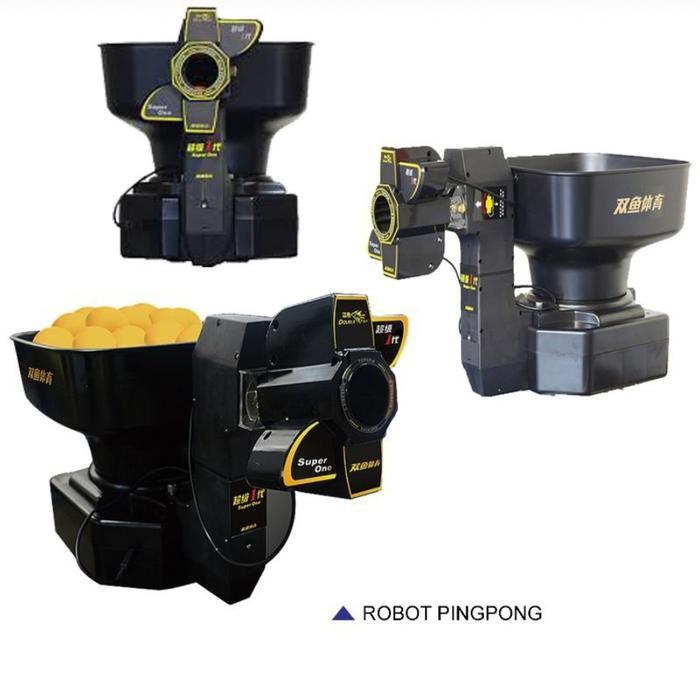Robot Pingpong Tenis Meja Double Fish Latihan Pingpong Original