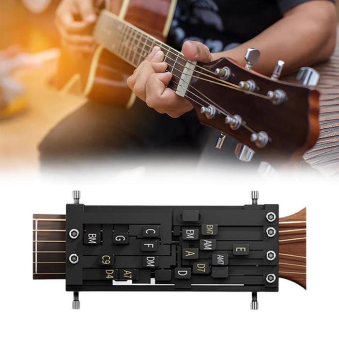 Alat Bantu Chord Gitar Profesional Anti Sakit Tombol Chord Gitar Alat Bantu Mengajar Chord Gitar