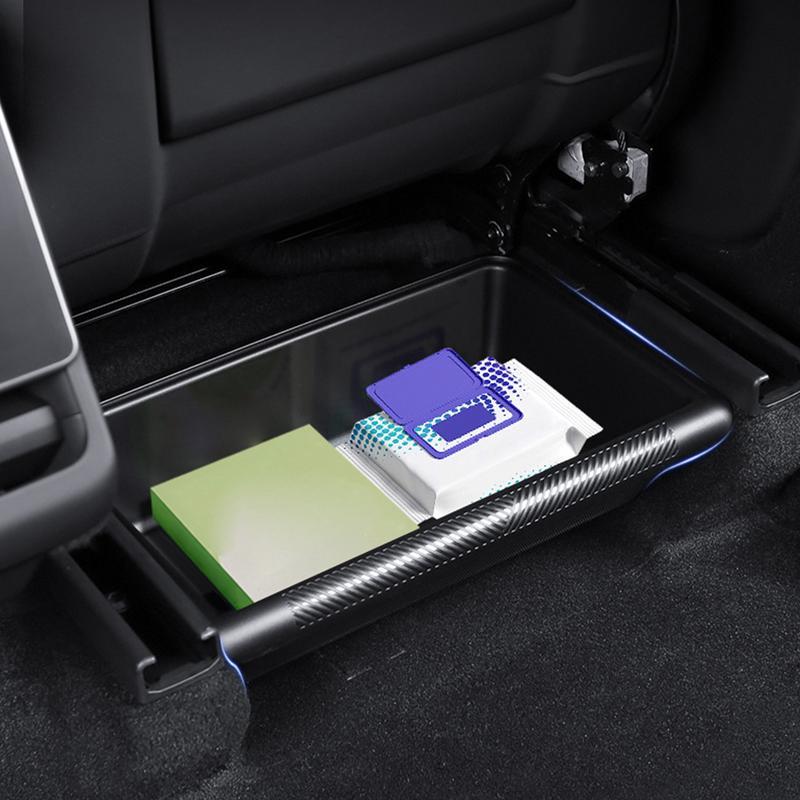 Car Under Seat Storage Box Car Under Seat Tray Layered Storage Case Under Air Vent Storage Case Car