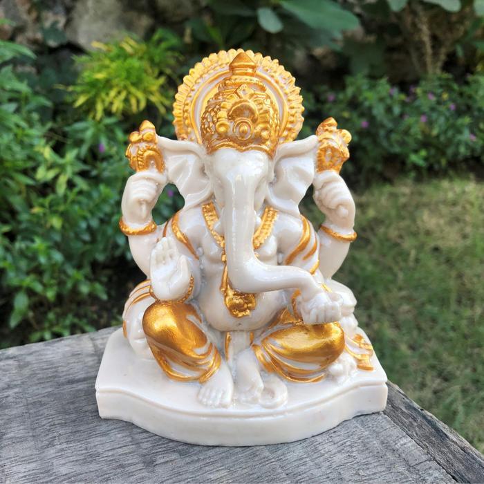 Gandemmart - Patung Ganesha Ganesha Resin Miniatur Ganesha Patung Ganesha/Ganesha Resin/Patung