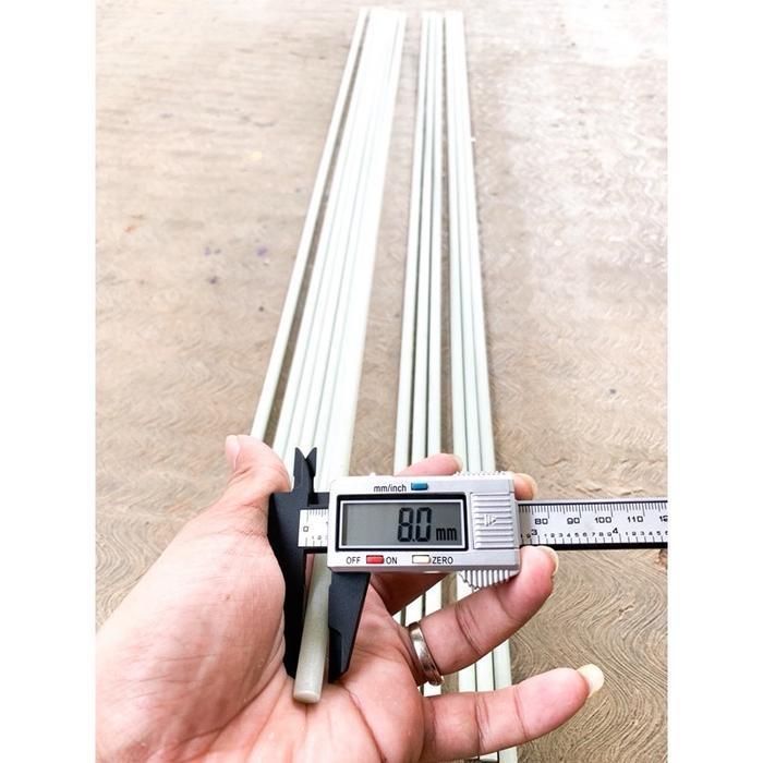 Batang Fiber Anco Solid 8Mm X 8Mm 200Cm Bawahan Joran Fiber Solid Bahan Joran Fiber Solid Bisa Buat
