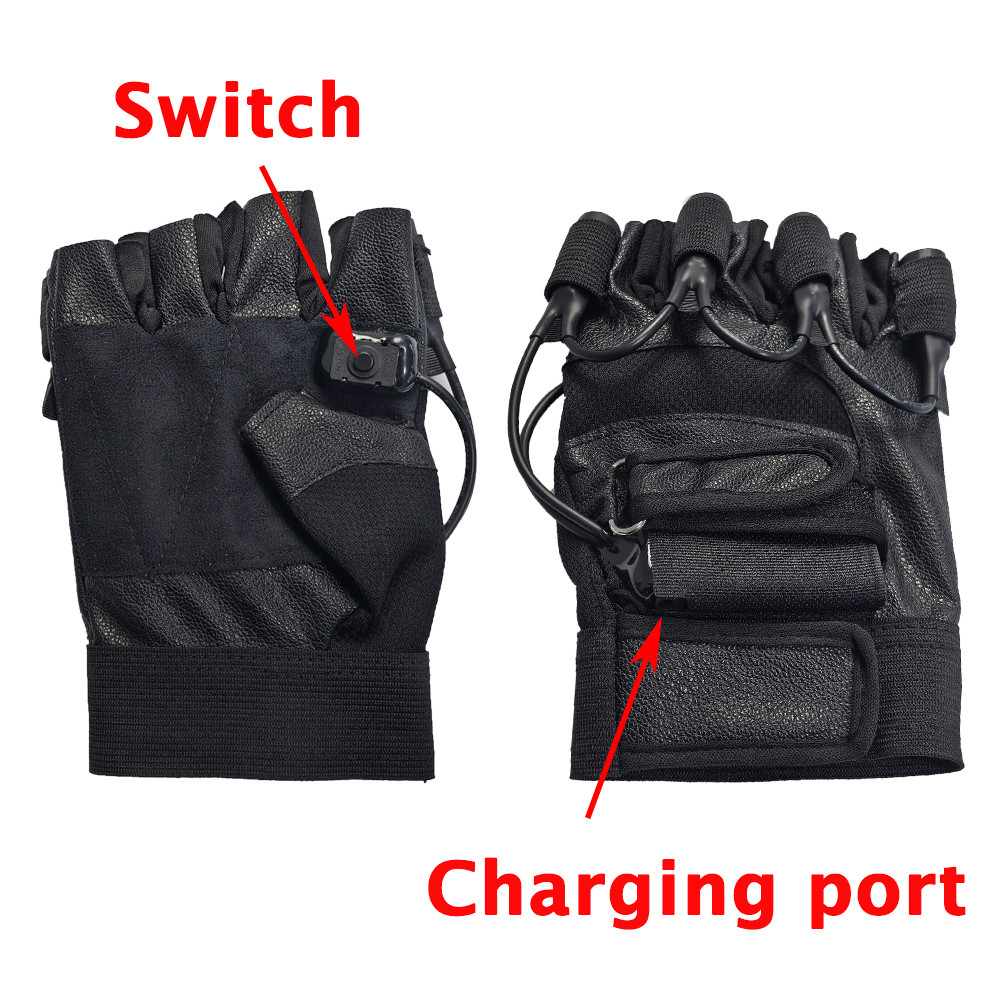 532nm Green Laser Gloves Beam Flash Finger Single Point Big Beam Lazer Cannon LED Palm Luminous