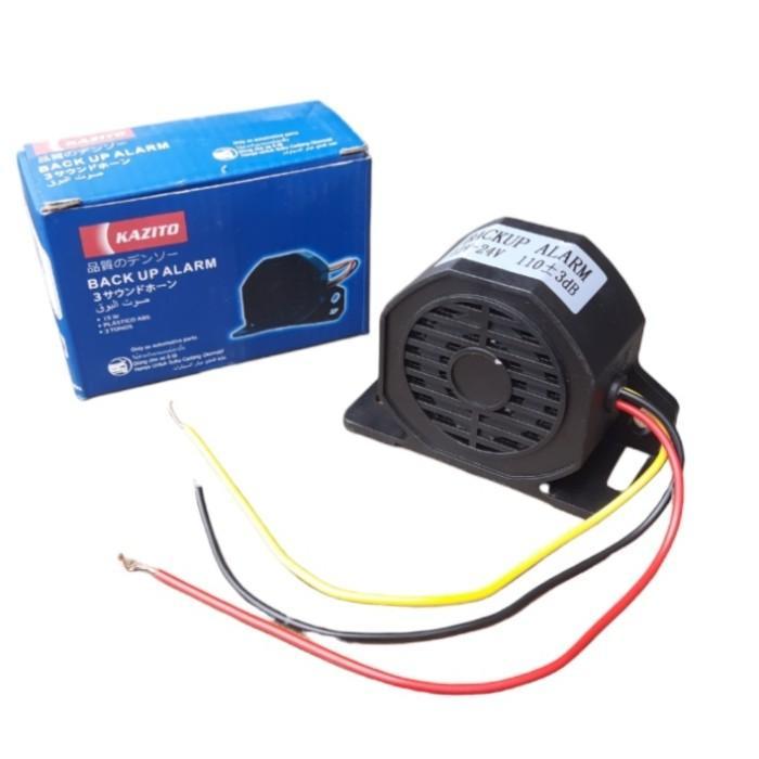 Klakson Alarm Mundur 2 Suara 12 Volt 24 Volt Mobil Truk Rem Motor
