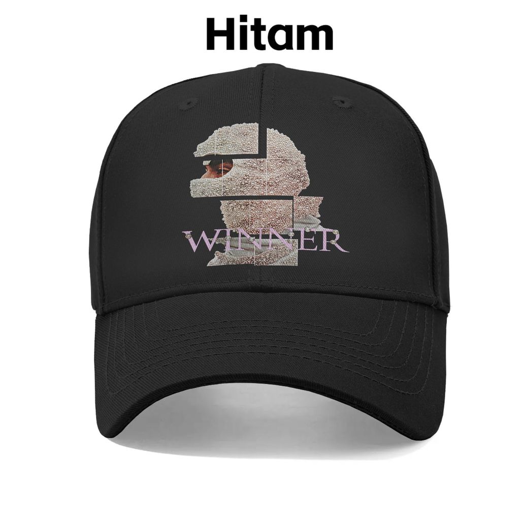 ihnom import winner Solid color curved brim baseball cap Men's Women's Unisex Baseball cap Korean st