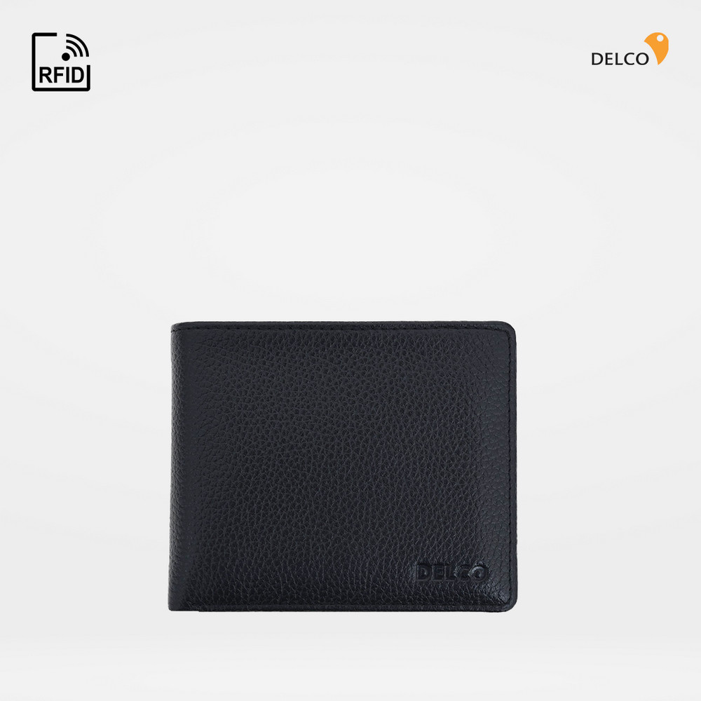 Dompet Pria Delco Leather Wallet 0113-0011 (ANTI-RFID)