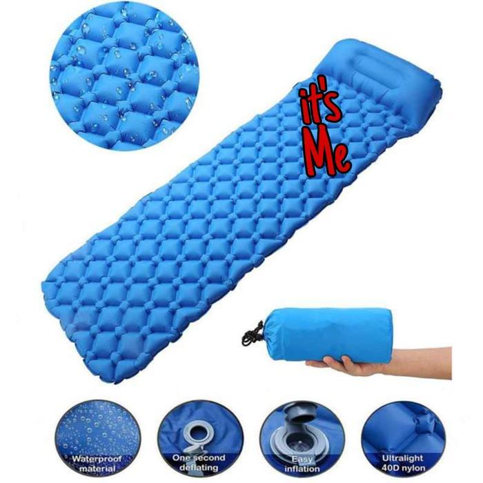 Terbaru Sleeping Pad Ultralight Nylon 40D Bonus Repair Patch Sleping Pad