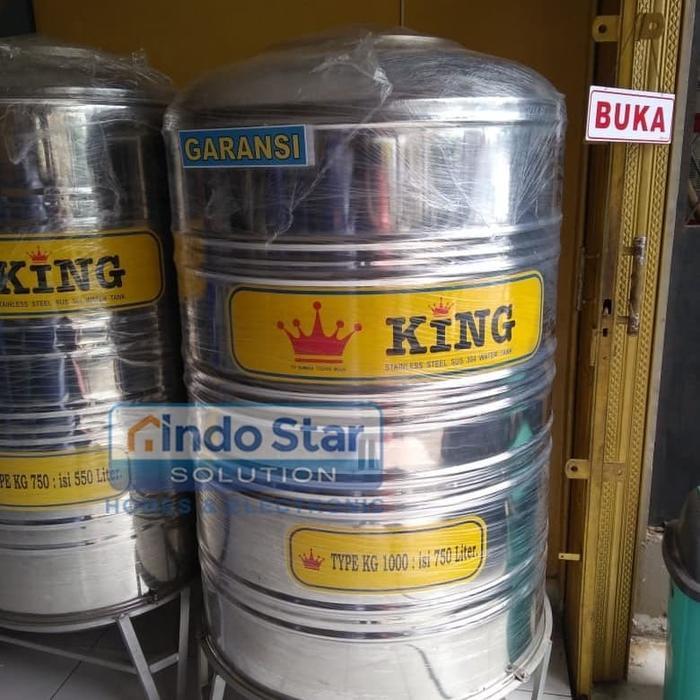 Tangki Air / Tedmon King Stainless 600 Liter Garasnsi 10 Tahun
