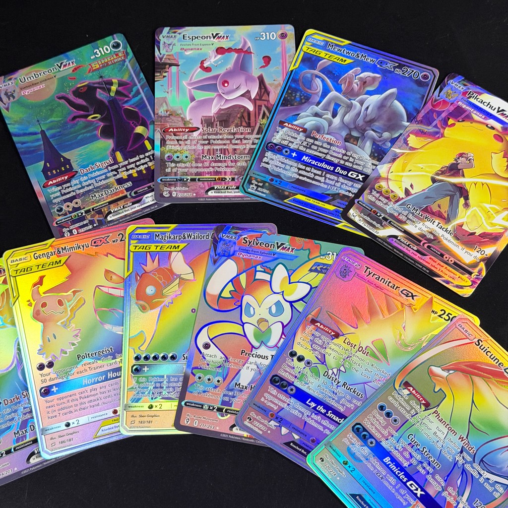 PTCG Multi-Series Special Full Art Promo Illustrations, Popular Collectible Cards Featuring