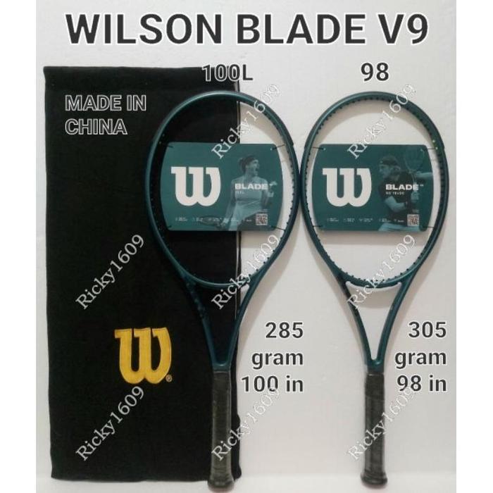 readyy RAKET TENIS WILSON BLADE 100L V9 - RAKET TENIS WILSON BLADE 98 V9 - WILSON BLADE VERSION 9 - 