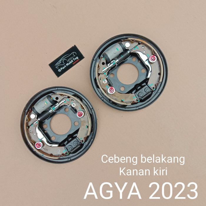 Plate Piringan Kampas Rem Cebeng Belakang Rear Toyota Agya Ayla Tahun 2023Up Rh/Lh