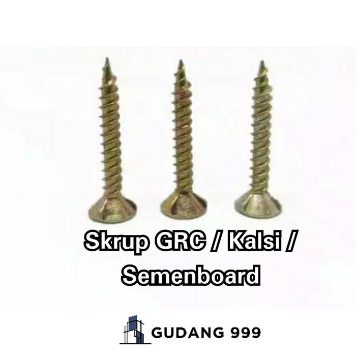Skrup Grc / Sekrup Kalsiboard / Skrup Sunray / Screw Kalsi 6X1 1000Pcs