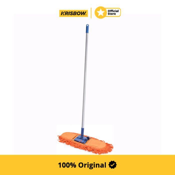 Krisbow Alat Pel Lantai 16 Inch Frhms100 - Orange Floor Mop Pembersih Lantai Pel Lantai Cleaning Mop
