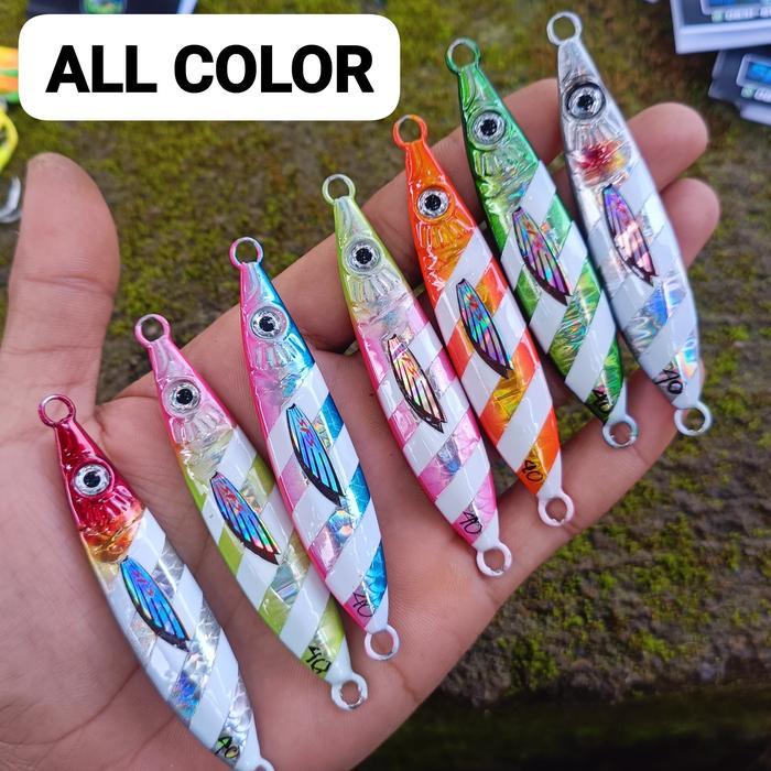 METAL JIG 40GRAM 30GRAM MICRO JIG 20GRAM TOBRUT METAL JIG KILER UMPAN PANCING UMPAN CASTING MICRO