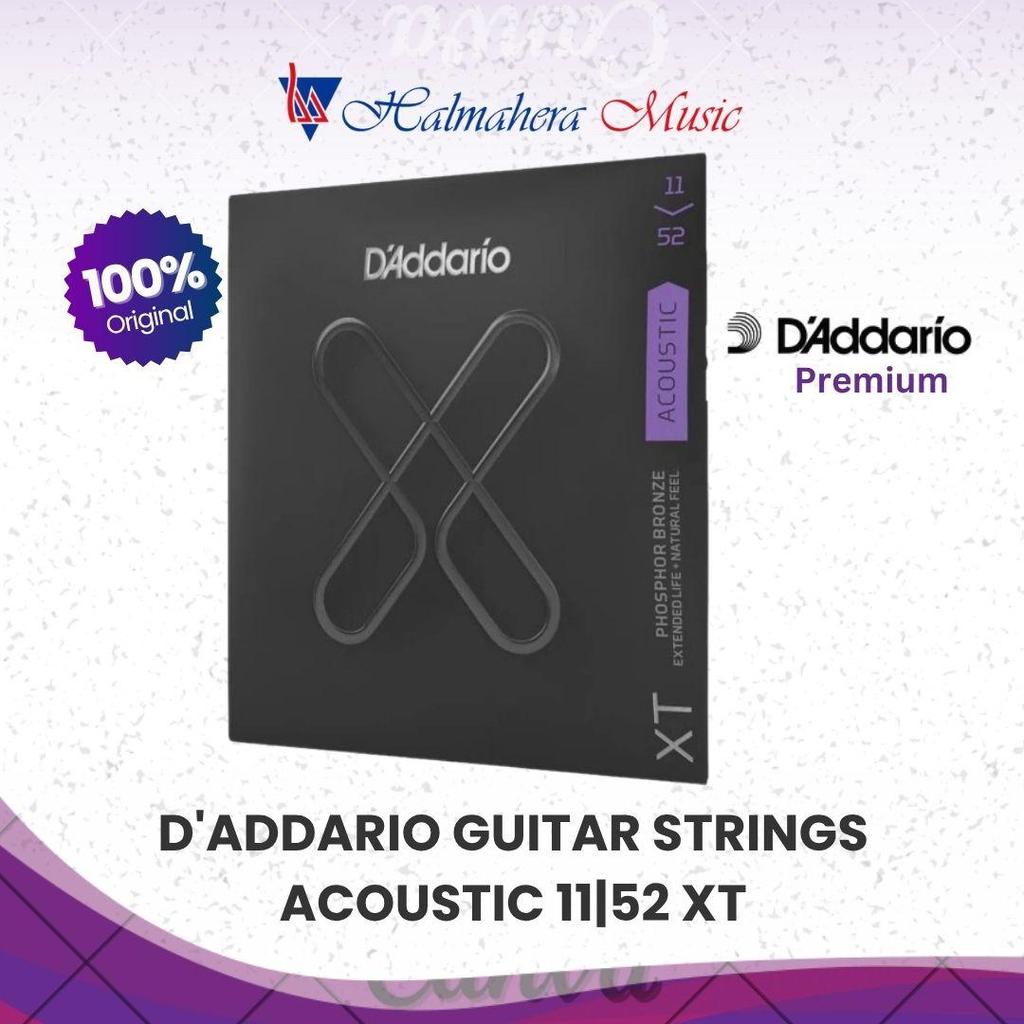 Senar Gitar Akustik D'Addario XTAPB1152 / XT Phosphor Bronze (11-52)