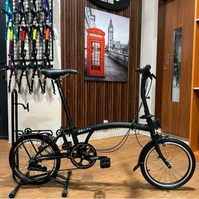 3sixty Hitam sepeda lipat folding bike