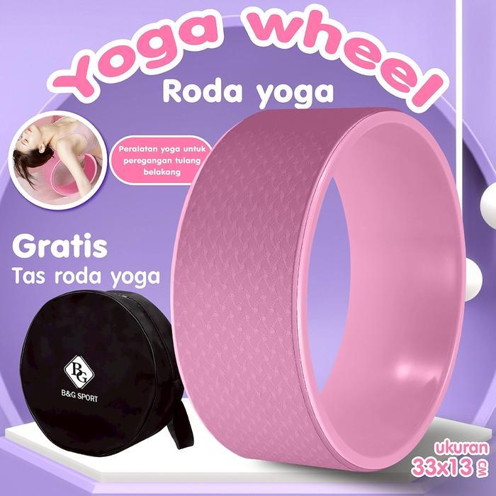 Azimahstore1- Bettersport Yoga Wheel Profesional Free Tas Penyimpanan Abs Wheel Ukuran Roda Yoga