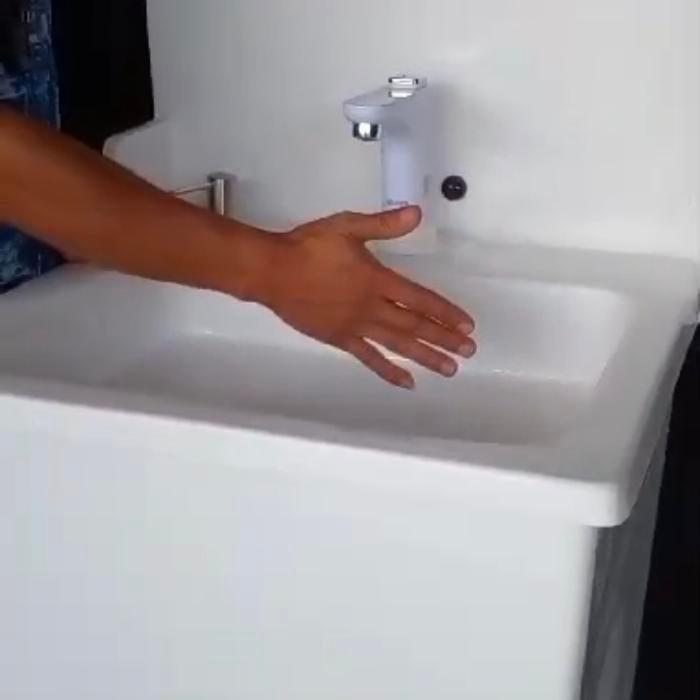 Glammartt- Wastafel Portable Komplit + Ska + Kran & Handsoap Sensor
