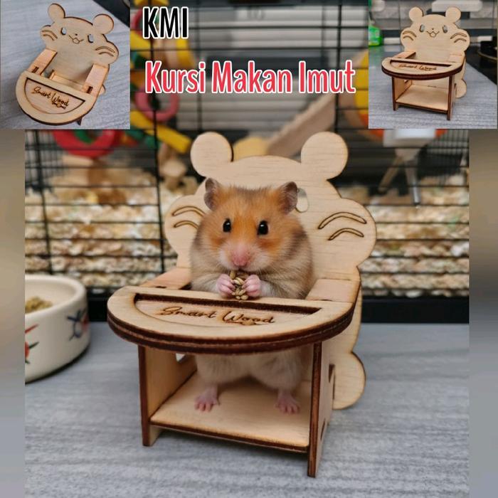 TERLARIS Kursi Makan untuk hamster, kursi makan sugar glider, kursi duduk hamster lucu murah meriah,