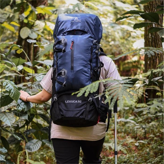 SIAPKIRIM AVTECH - Tas Ransel Carrier Gunung Backpack Hiking Camping Travel 60 Liter - LEVUCA 60