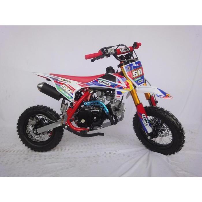 Motor Mini Medium Trail 50Cc Matic 4Tak Lenka Mxgp50 - Merah - Merah