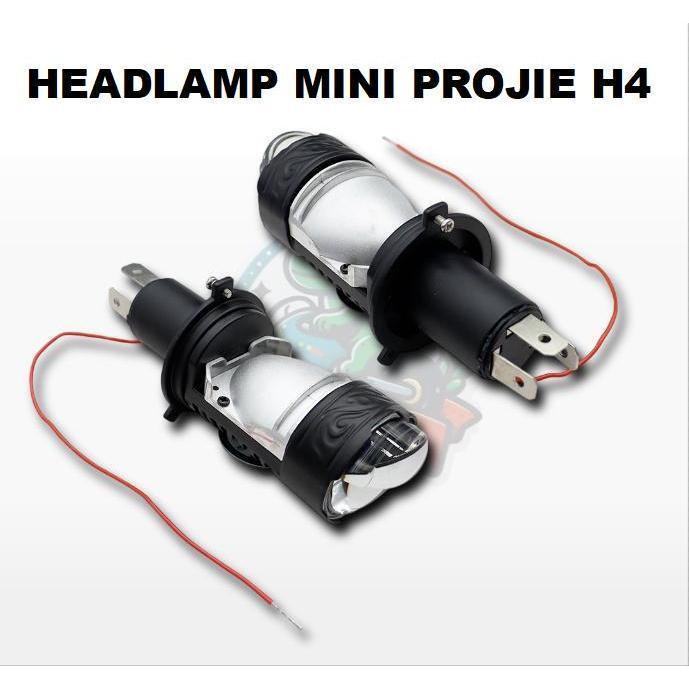 Lampu H4 Laser Ac Dc Cut Off Flat Biled Projector Lampu Utama Led Laser Kipas H4 Projector Premium