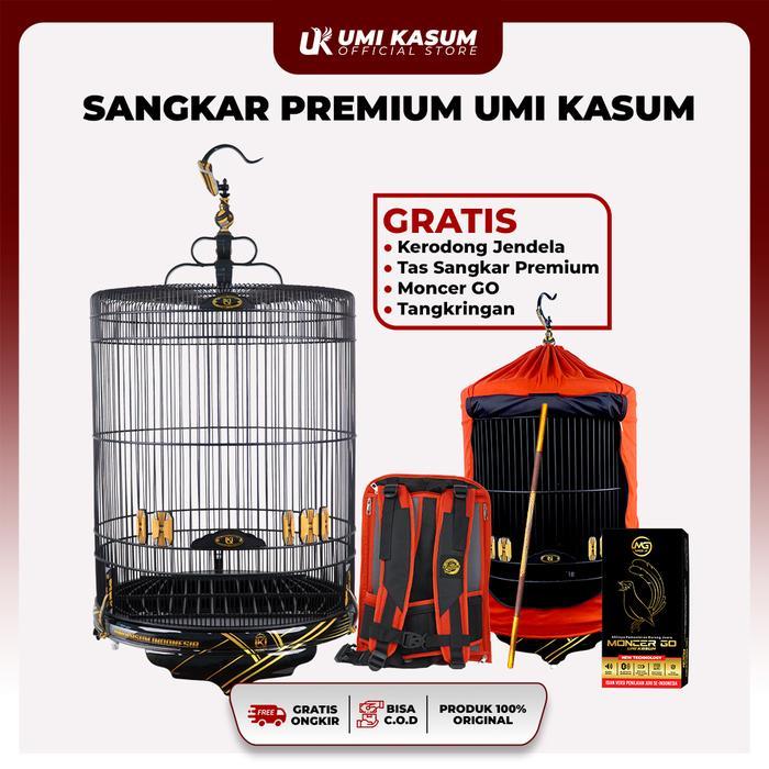 Sangkar Burung Murai Premium Umi Kasum dengan Ruji Rapat dan Desain Elegan | SK-MG-TGP-TK-KJM - Sang