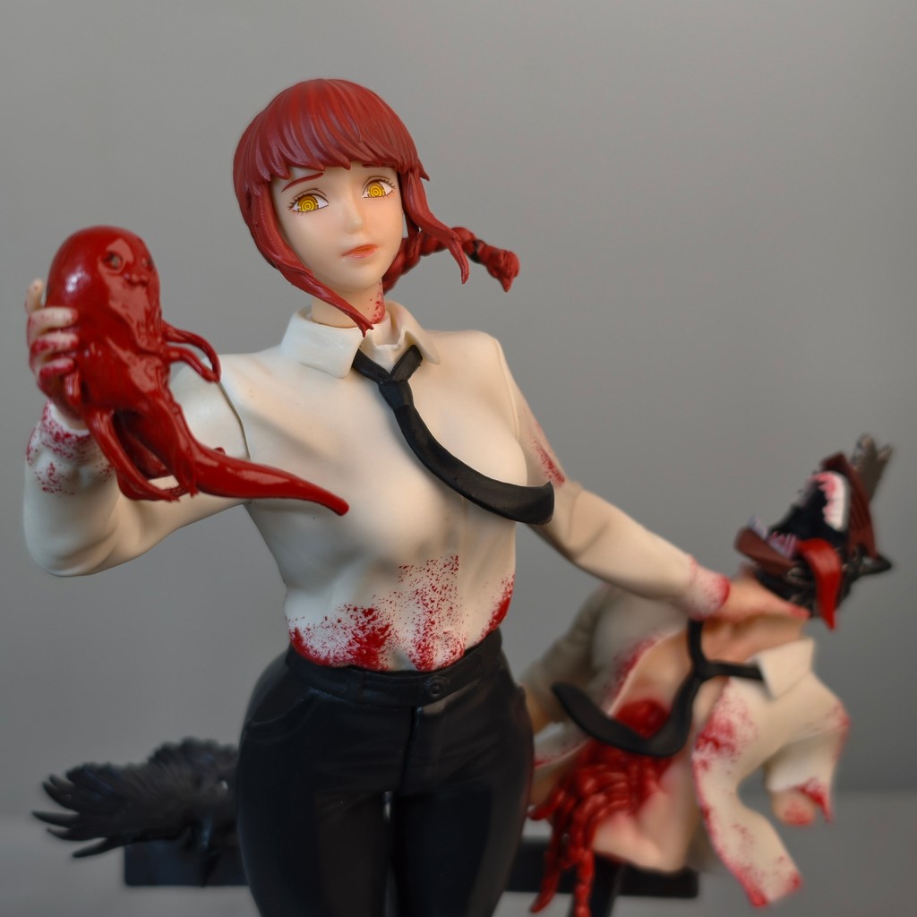 35m 13.7 inh Anime Makima s Pv Statue Desktop Ornamen olletion Statue el Deoration Room Toys Gifts