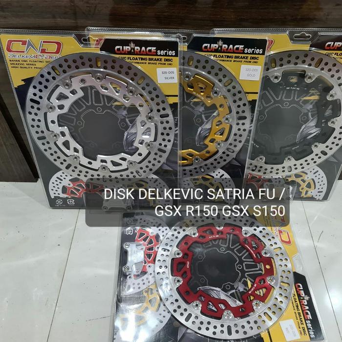 Cakram Disc Depan Lebar Cnd Delkevic Suzuki Gsx R150/ Gsx S150 Uk320Mm