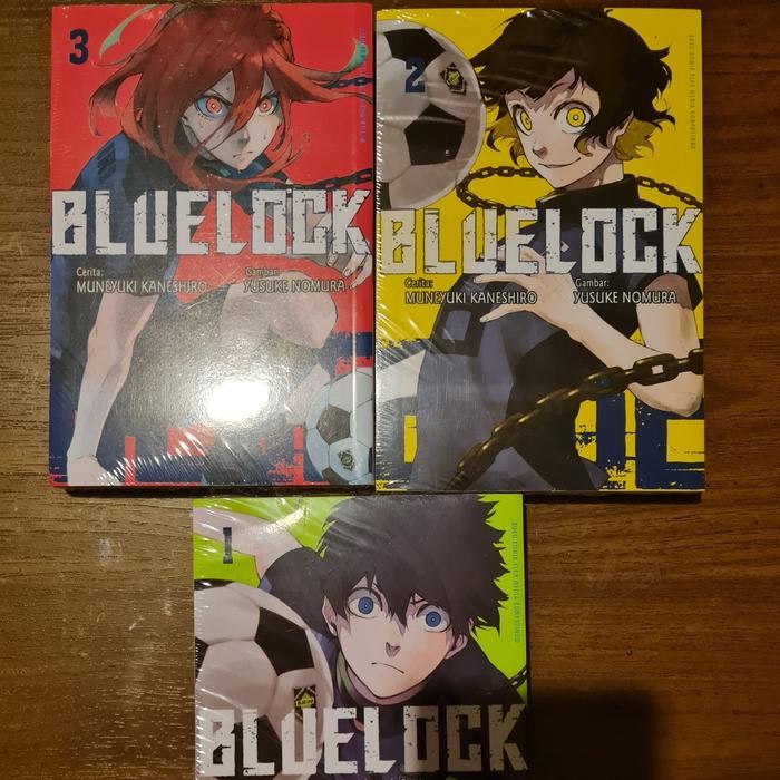 Komik Blue Lock Set Vol 1-3 Segel Ori