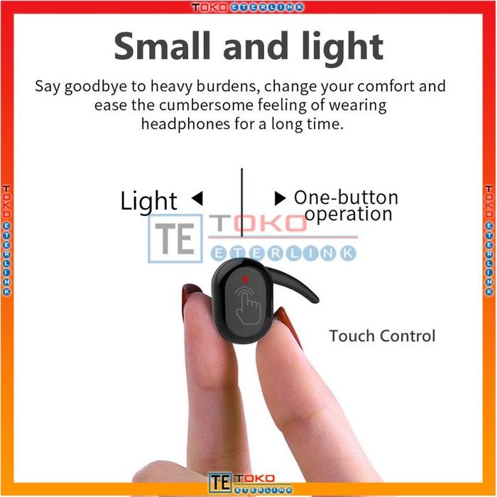 Y30 TWS Bluetooth Headset Bluetooth TWS Dengan Mikrofon 5.0