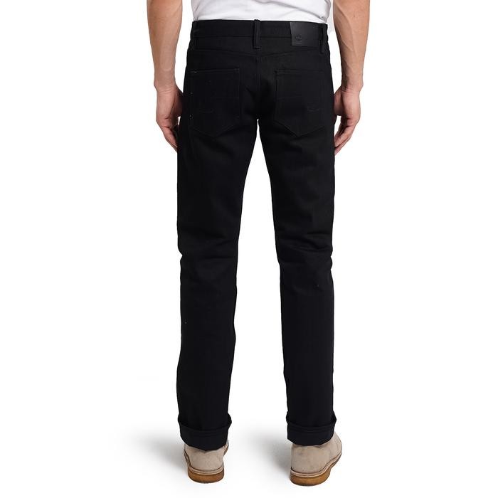 m0np Lee Cooper Tapered Fit Jeans Selvedge Arthur Dry Black
