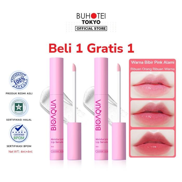 zg90 Lip Serum : Beli 1 Gratis 1Buhotei Bioaqua Lip Serum Warna Bibir Pink Alami Ribuan