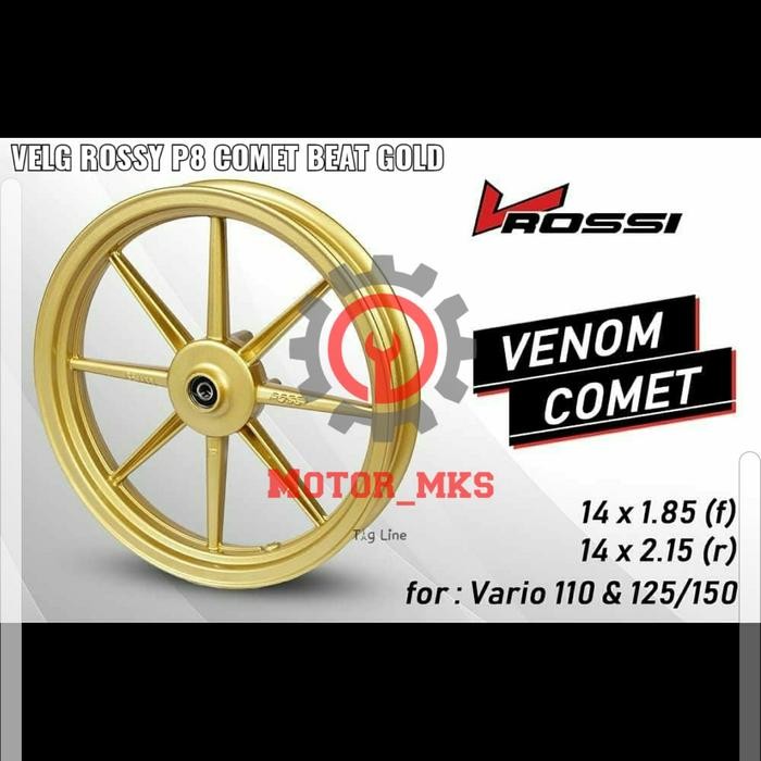 Velg Rossy Palang 8 Comet Beat Gold