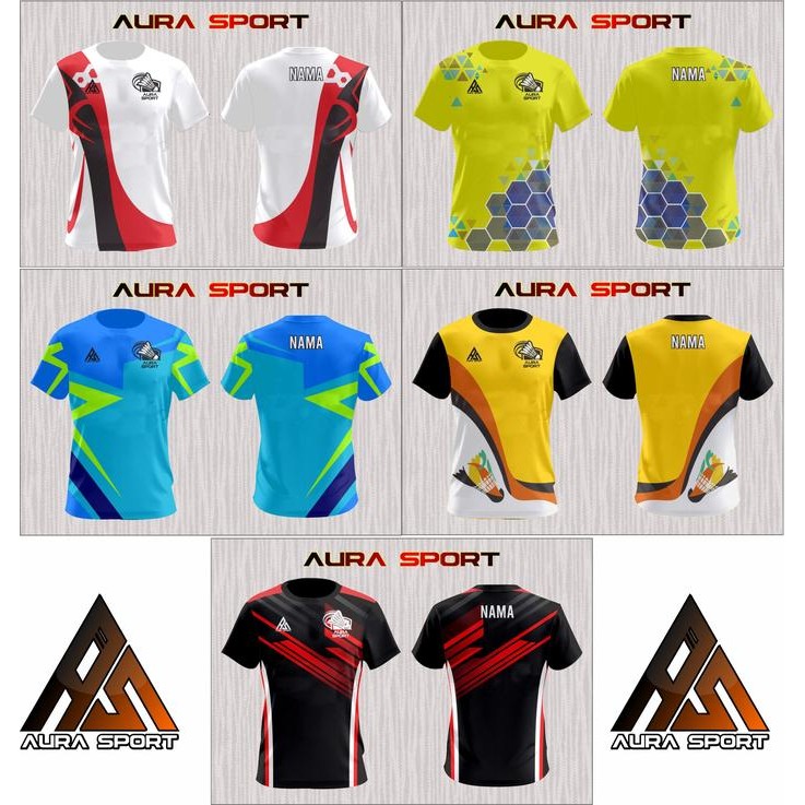 Tiento Wares - Kaos Baju Tshirt Kaos Badminton Bulutangkis Custom Satuan