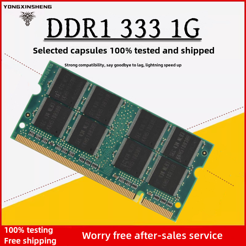 Casing Laptop For DDR 1-10PCS 1GB DDR PC2700 333Mhz 200Pin DIMM Laptop RAM Kit Memory LOT