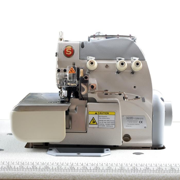 Ready SINGER 322D-241M-24 Mesin Obras 4 Benang Industrial