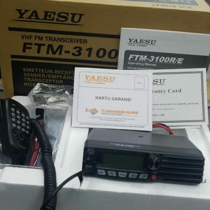 RIG YAESU FTM-3100R VHF ORI RIG YAESU FTM 3100 GARANSI RESMI YAESU