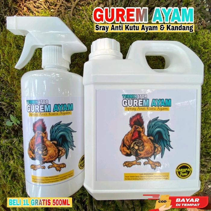 Spray PEMBASMI GURAM AYAM SIER AYAM KUTU AYAM JAMUR AYAM GUREM BURUNG GUREM BEBEK Hama Kandang 100%