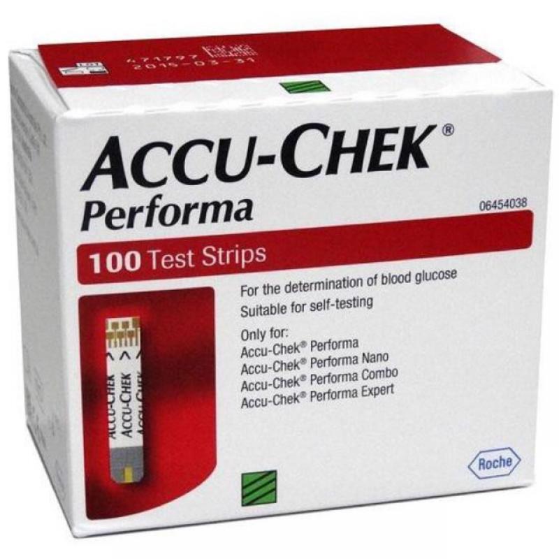 (Exp:Latest) Accu-Chek Performa Blood Glucose Sugar Test Strips (50/100 pcs)