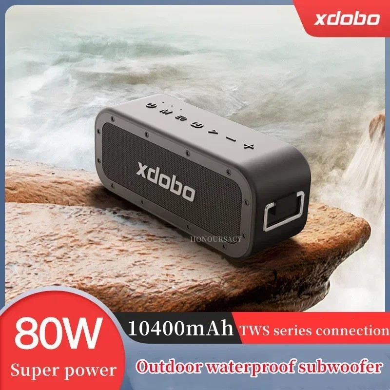 XDOBO 1983 PLUS Outdoor80W High-Power Fever Subwoofer Portable Riding Bluetooth Audio Waterproof Hom